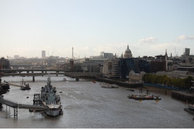 HMS Belfast a Tower Bridge-ről