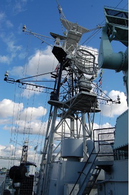 HMS Belfast radar